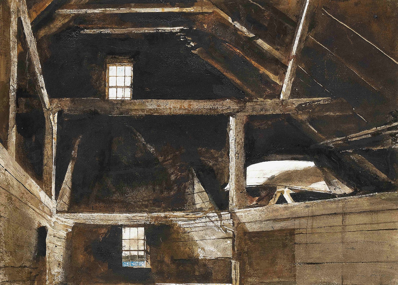 Rafters by Andrew Wyeth