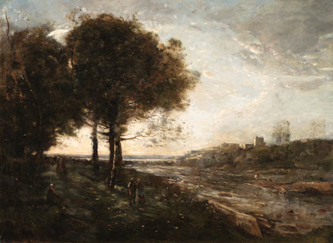 Torrent dans des Romagnes by Jean Baptiste Camille Corot