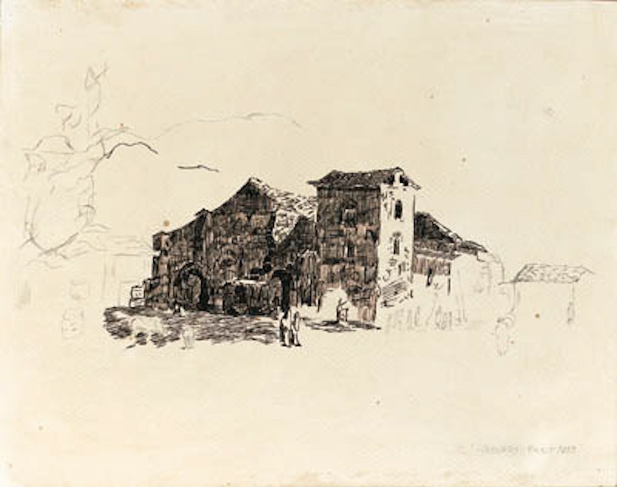 Iglesia de la Pastora by Camille Pissarro