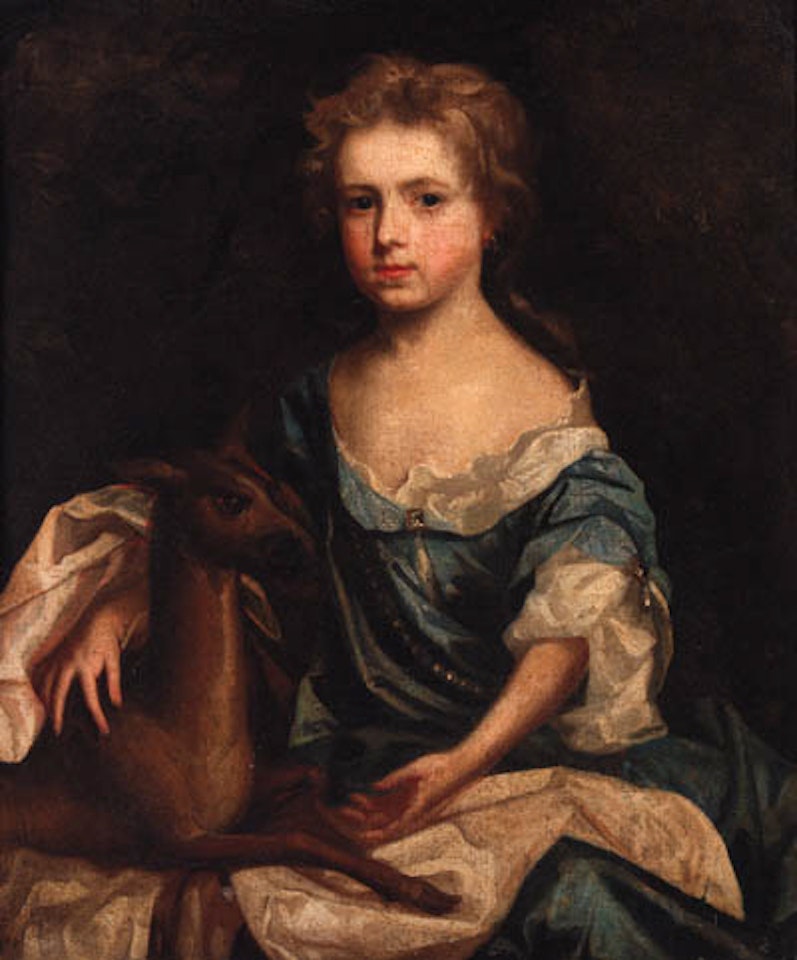 Portrait of young lady seated by Sir Peter Lely