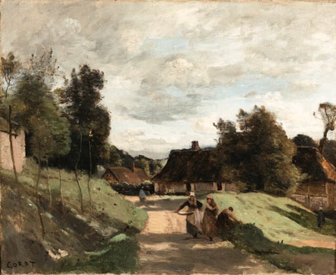 Pres de Moulin, Chierry, Aisne by Jean Baptiste Camille Corot