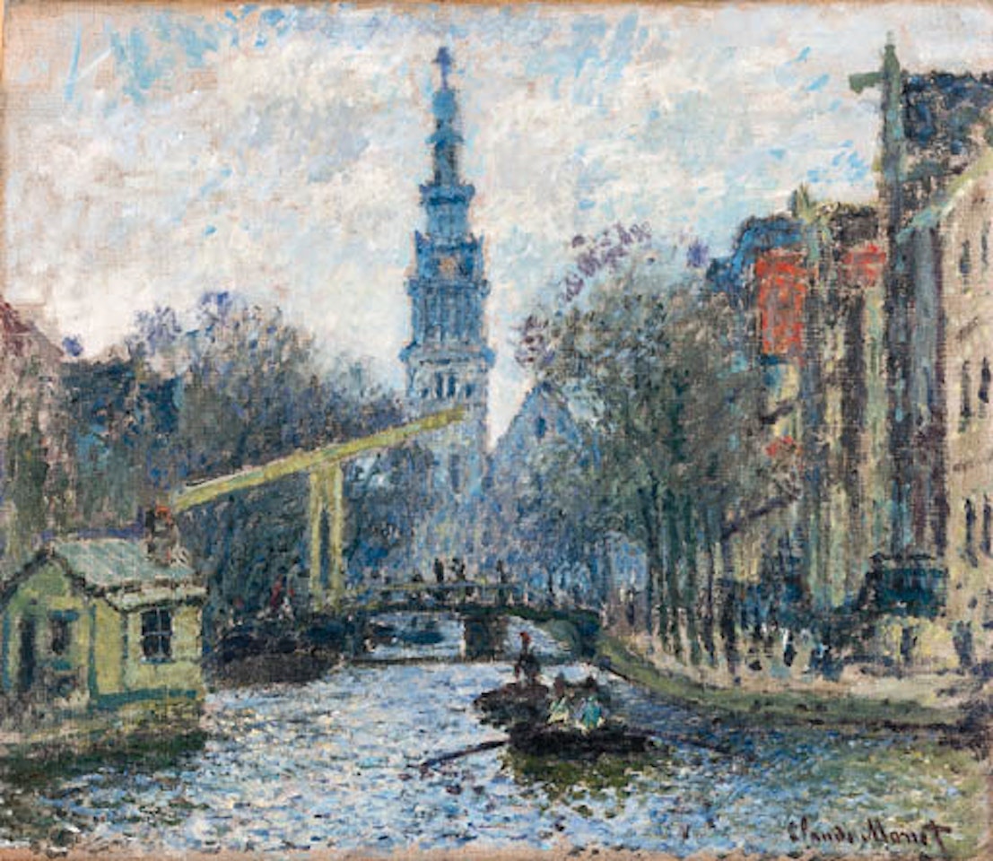 Canal a Amsterdam by Claude Monet