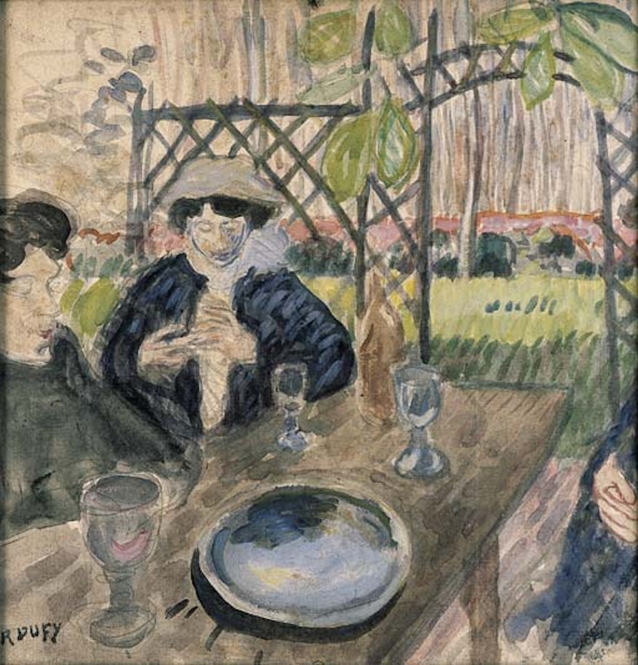 Femmes au cafe by Raoul Dufy