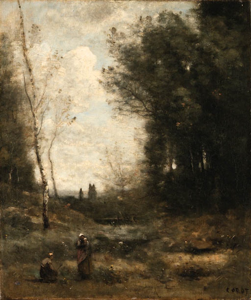 Le Vallon by Jean Baptiste Camille Corot