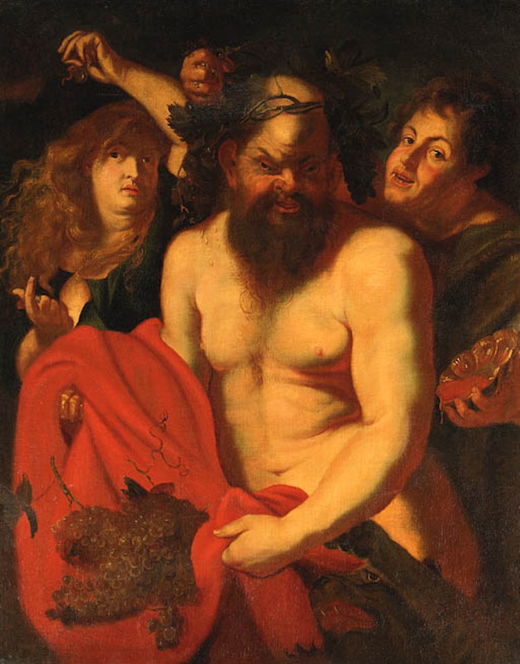 Drunken Silenus attended by Bacchantes by Peter Paul Rubens