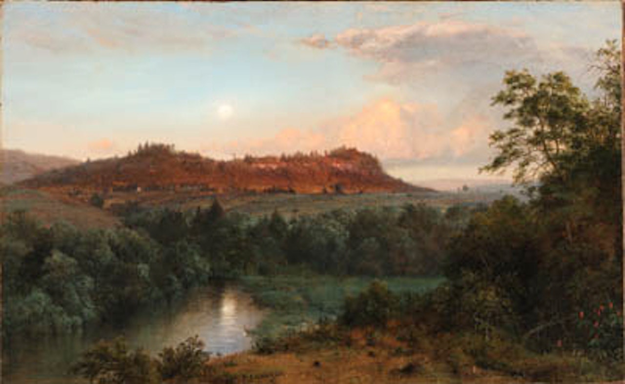 Bee craft mountain from Church's farm by Frederic Edwin Church