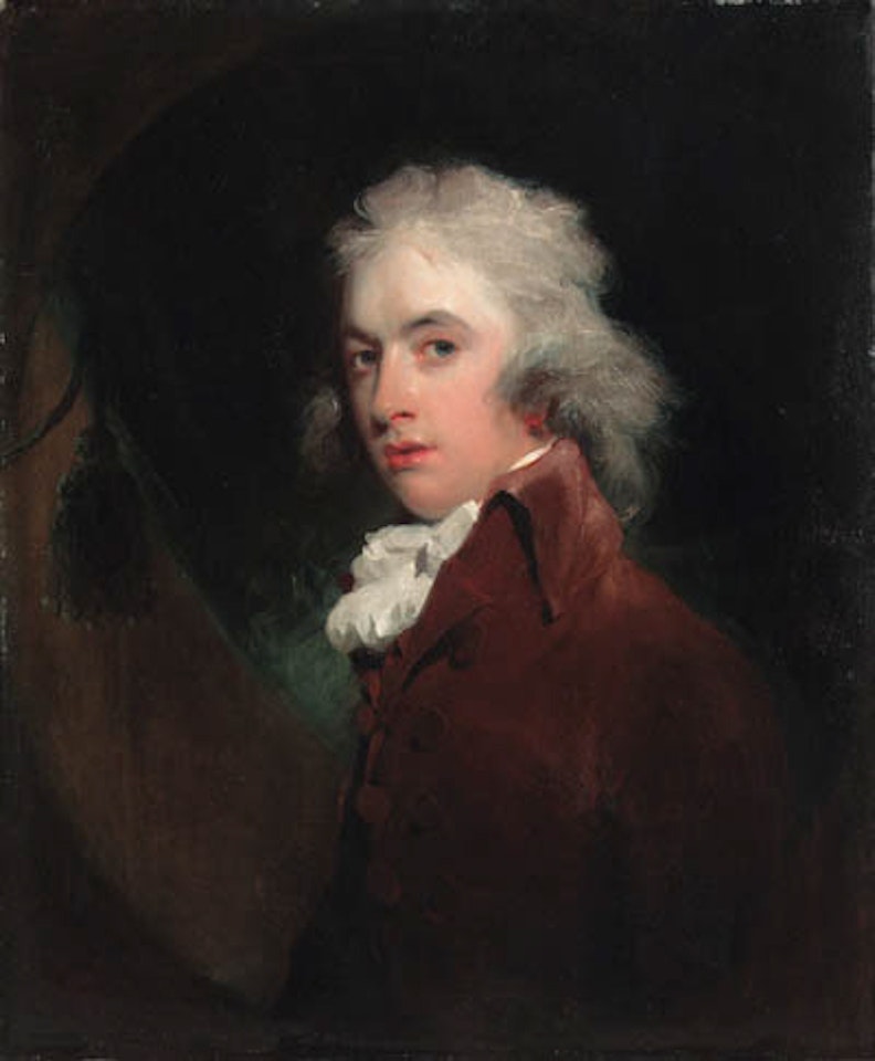 Portrait of the Hon Peniston Lamb in velvet coat by Sir Thomas Lawrence