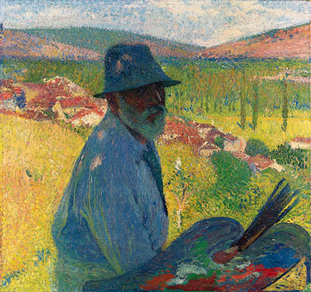 Autoportrait a la Bastide-du-Vert by Henri Jean Guillaume Martin