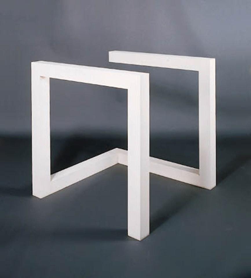 Incomplete Open Cube 7-32 by Sol LeWitt
