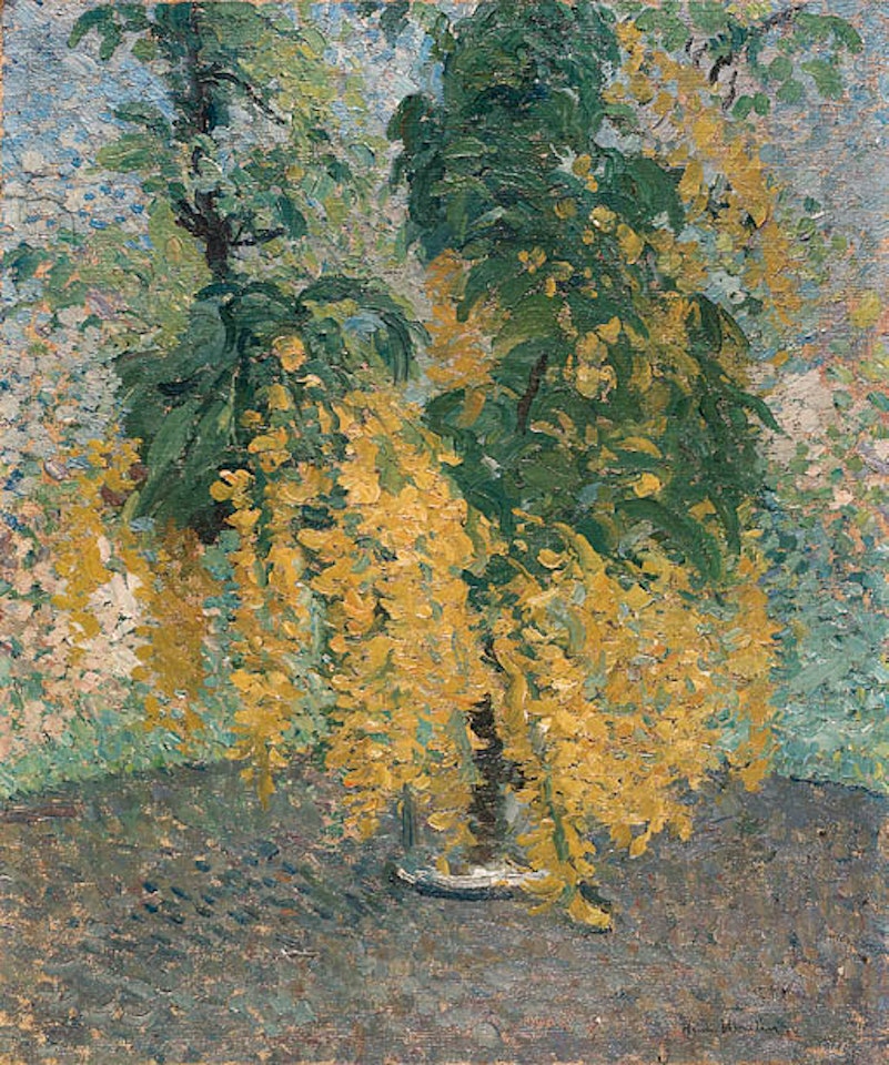 Branche de cytise dans un vase by Henri Jean Guillaume Martin
