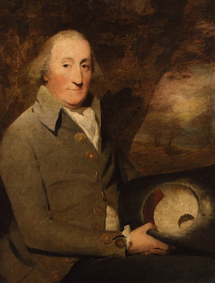 Portrait of Major Buchanan of Arnprior in green coat by Henry Raeburn