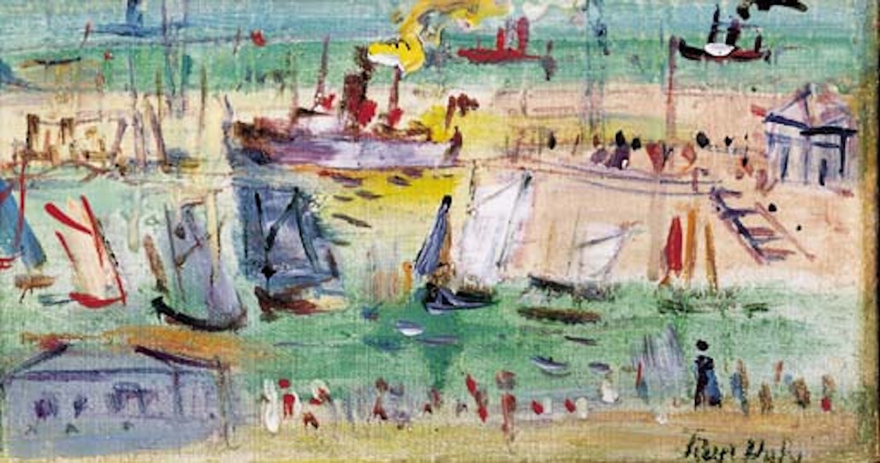 Port de Havre by Jean Dufy