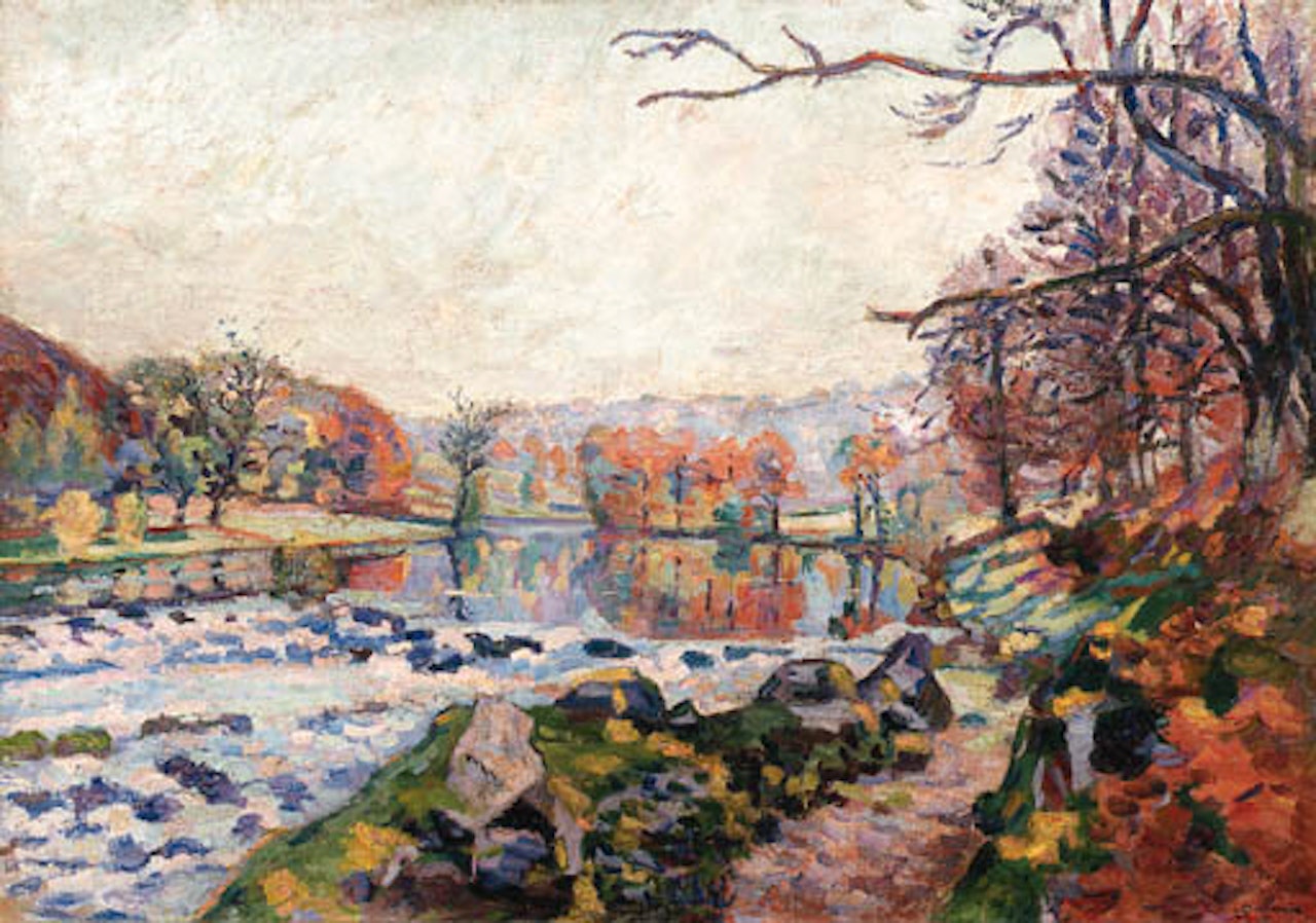 La vallee de la Creuze by Armand Guillaumin