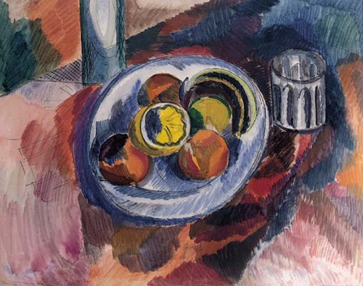 Nature morte au citron, oranges et bananes by Jean Dufy