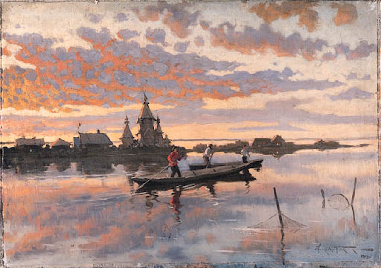 Riverscape by Alexander W. Makowski