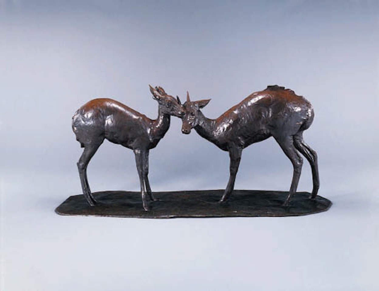 Mes antilopes, la caresse by Rembrandt Bugatti