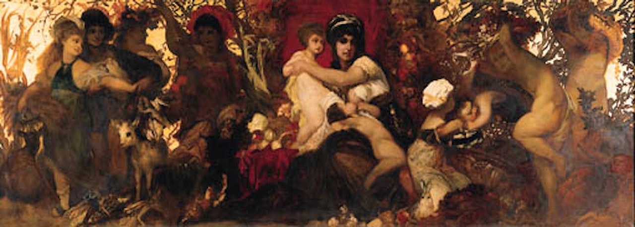 Abundantia - Die Gaben der Erde by Hans Makart