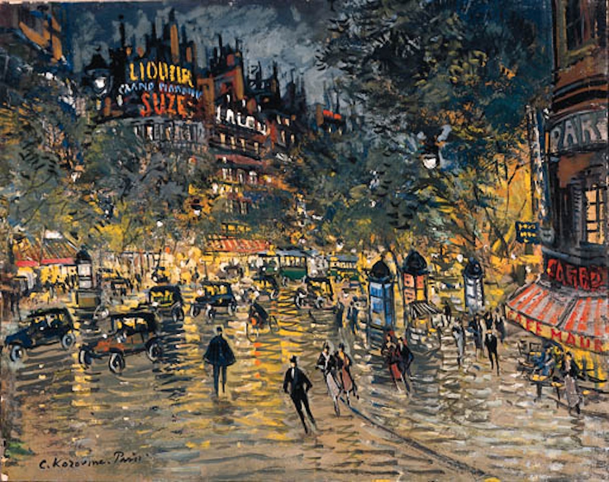 Paris view by Konstantin Alekseevich Korovin