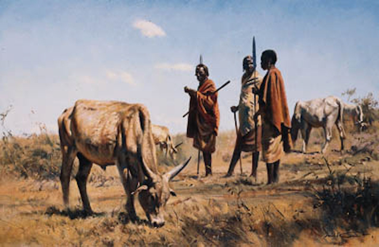 Herdsmen by Donald Grant