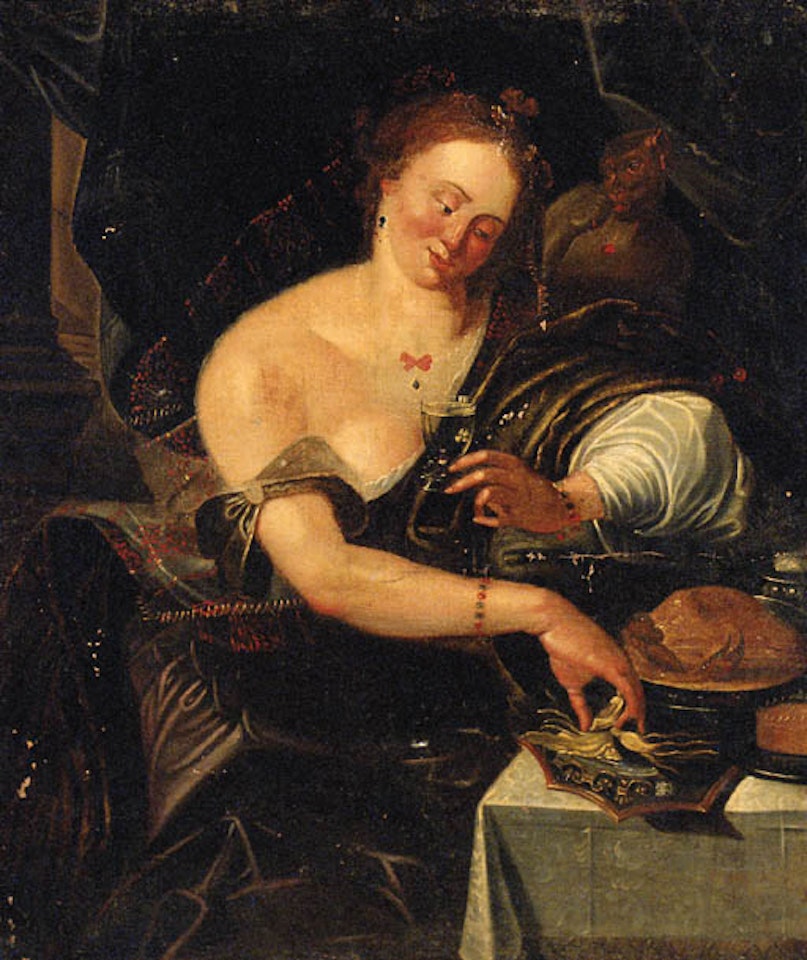 Allegory of the sense of taste by Abraham Janssens