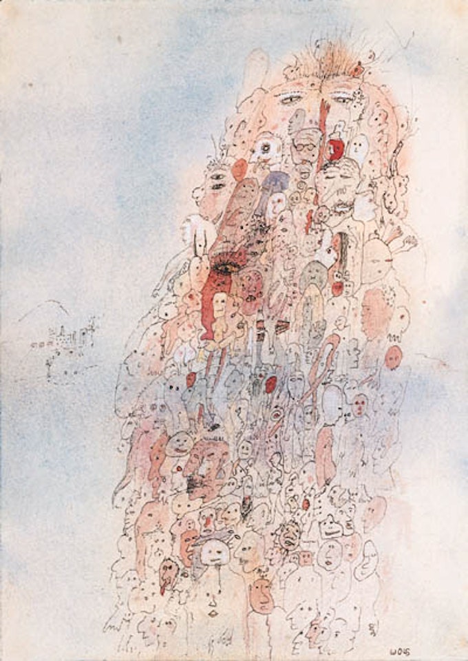 La foule by Wols (Alfred Otto Wolfgang Schulze)