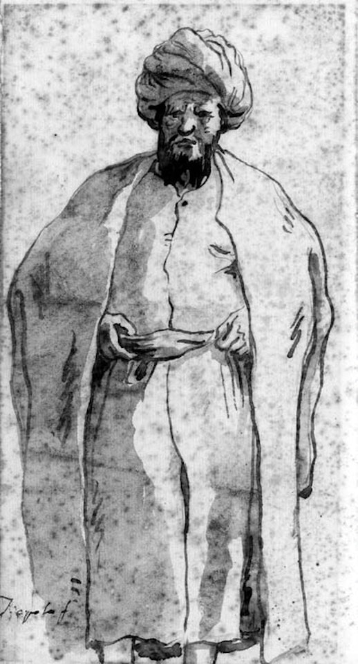 Standing oriental by Giovanni Domenico Tiepolo