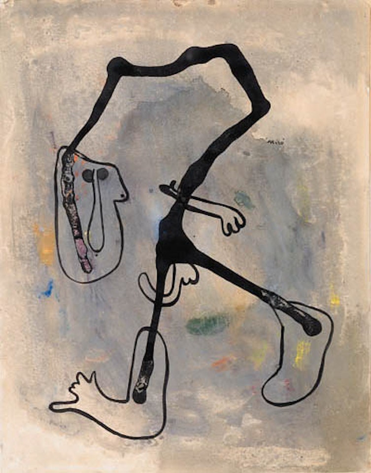 Figure en etat de metamorphose by Joan Miró