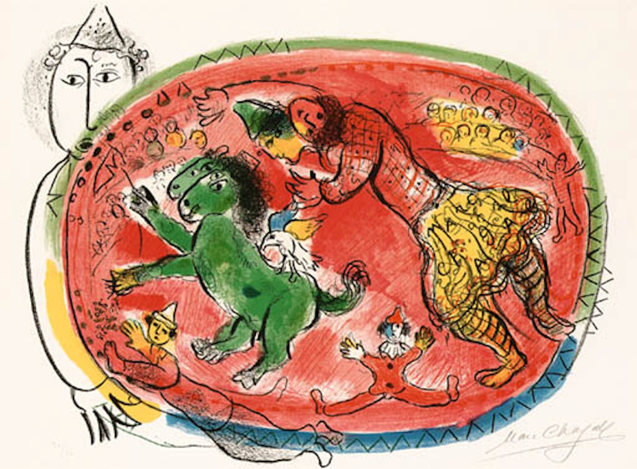 The red circle by Marc Chagall