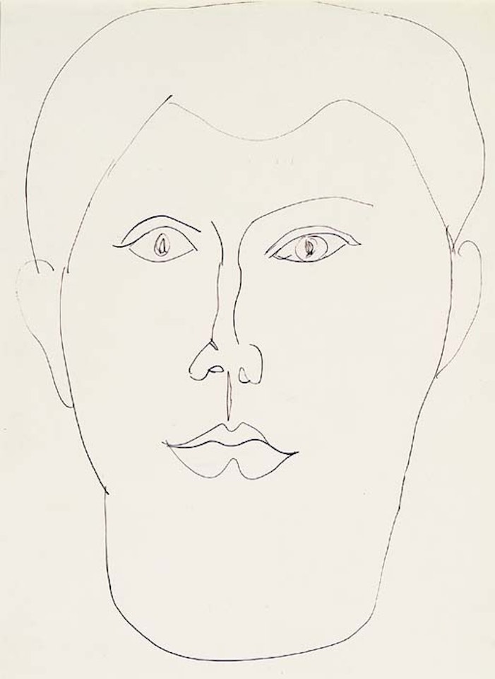 Self portrait by Ellsworth Kelly