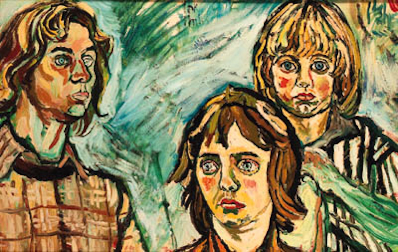 My three sons by John Bratby