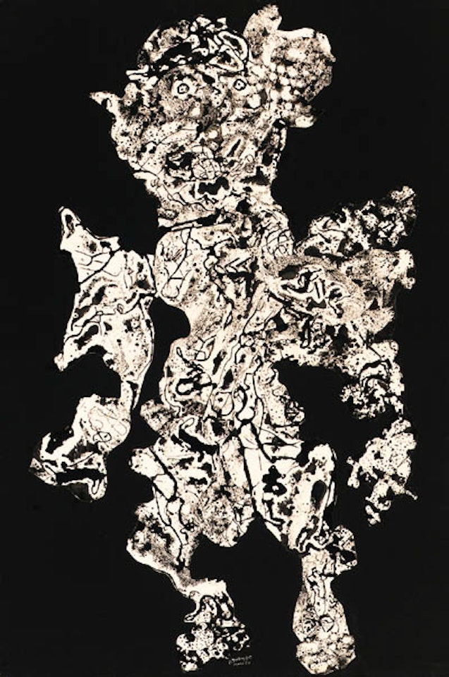 Personnage leonin by Jean Dubuffet