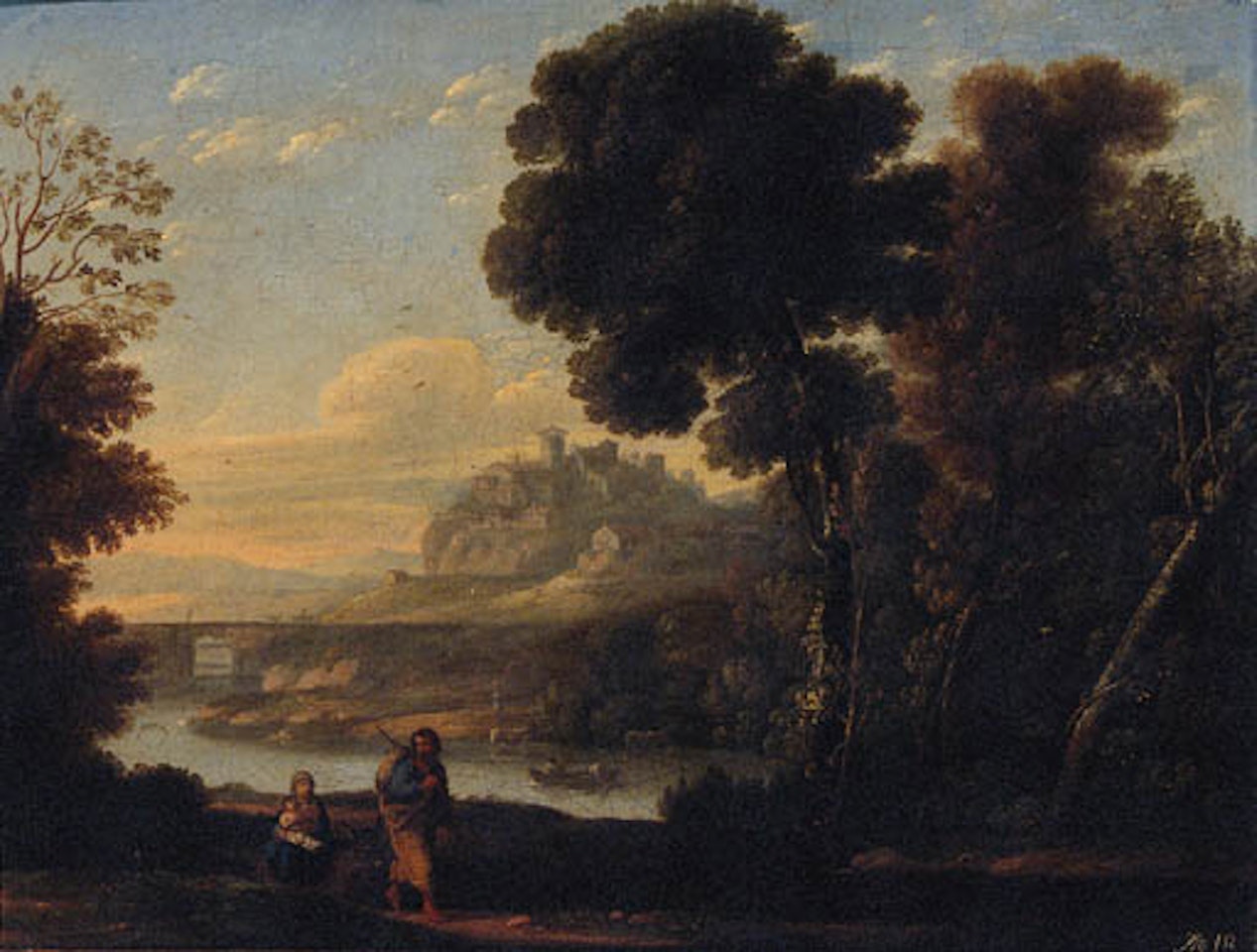 Rest on flight into Egypt by Claude Lorrain