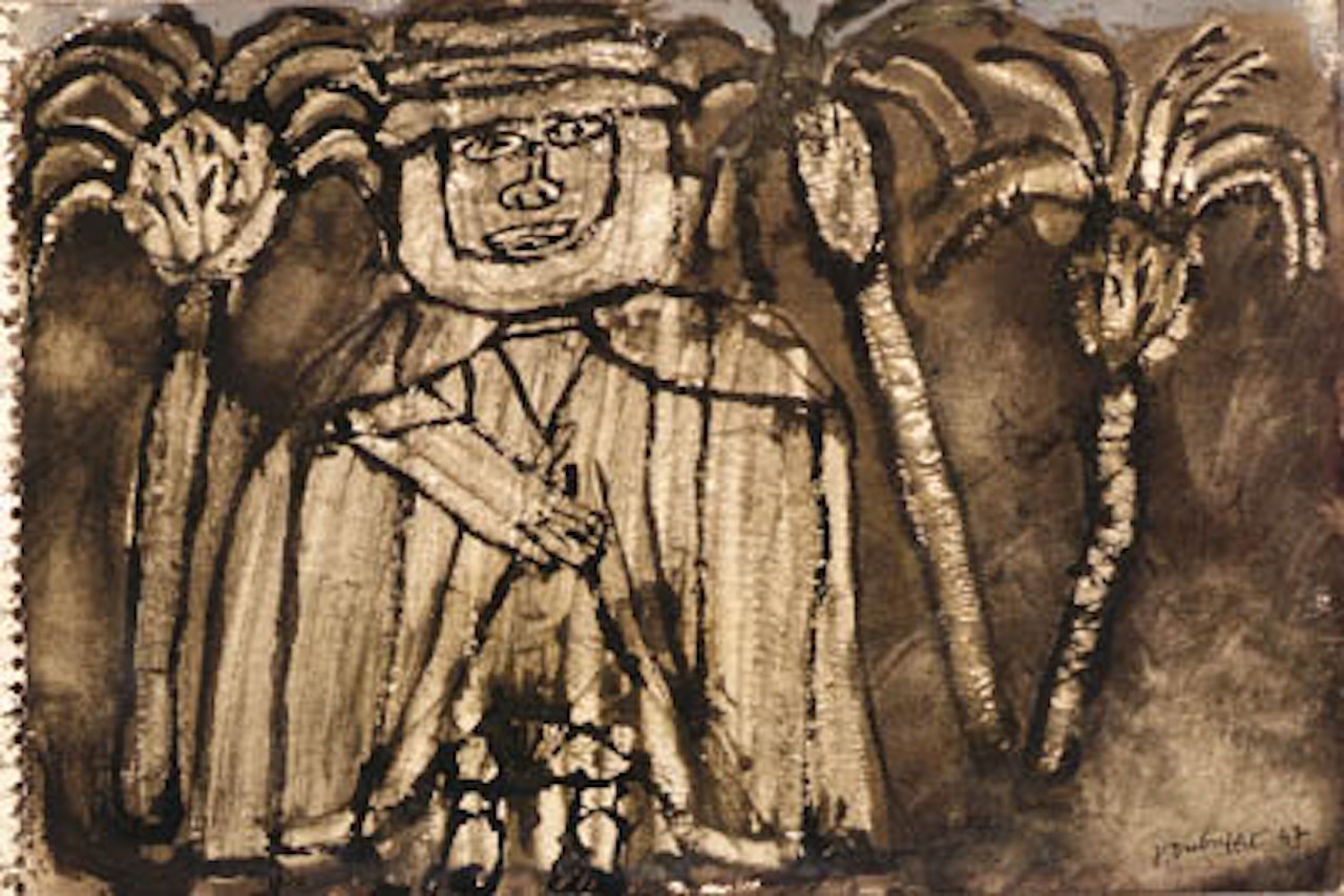 Untitled, Arab by Jean Dubuffet