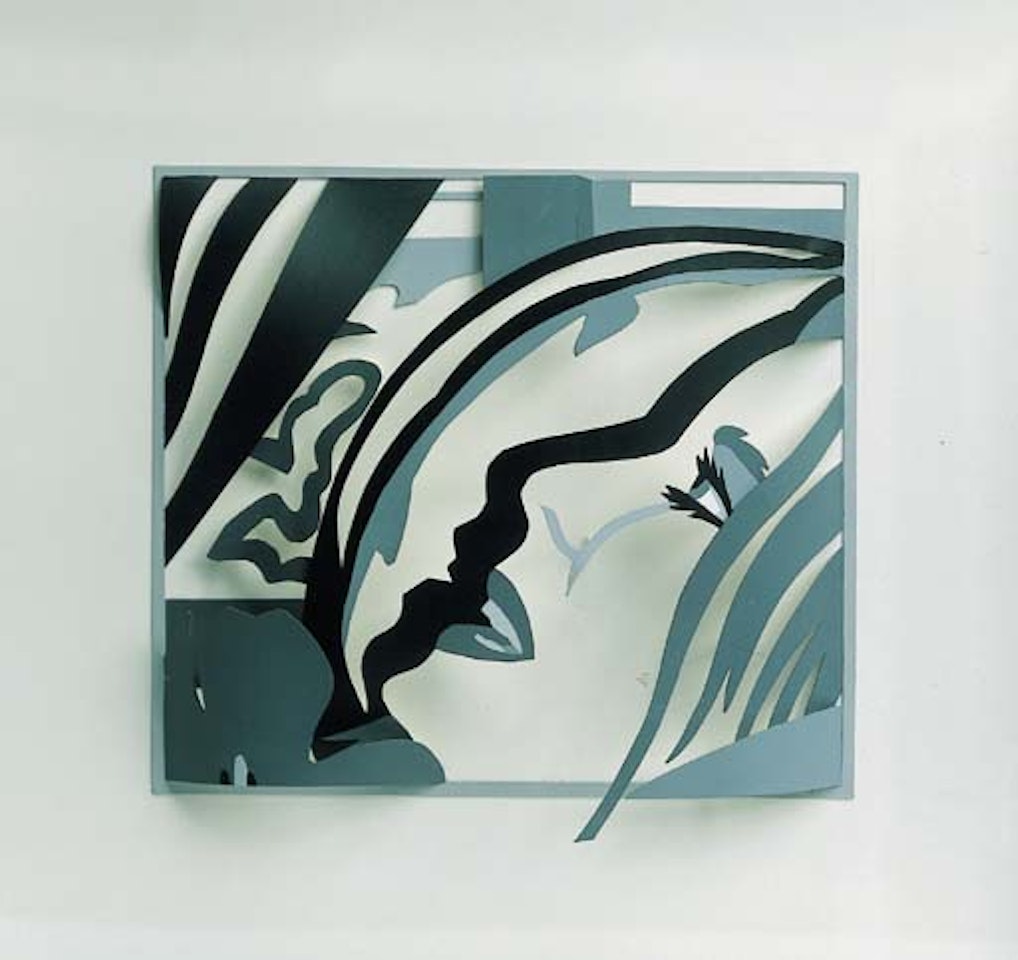 Maquette for bedroom face with shadow by Tom Wesselmann