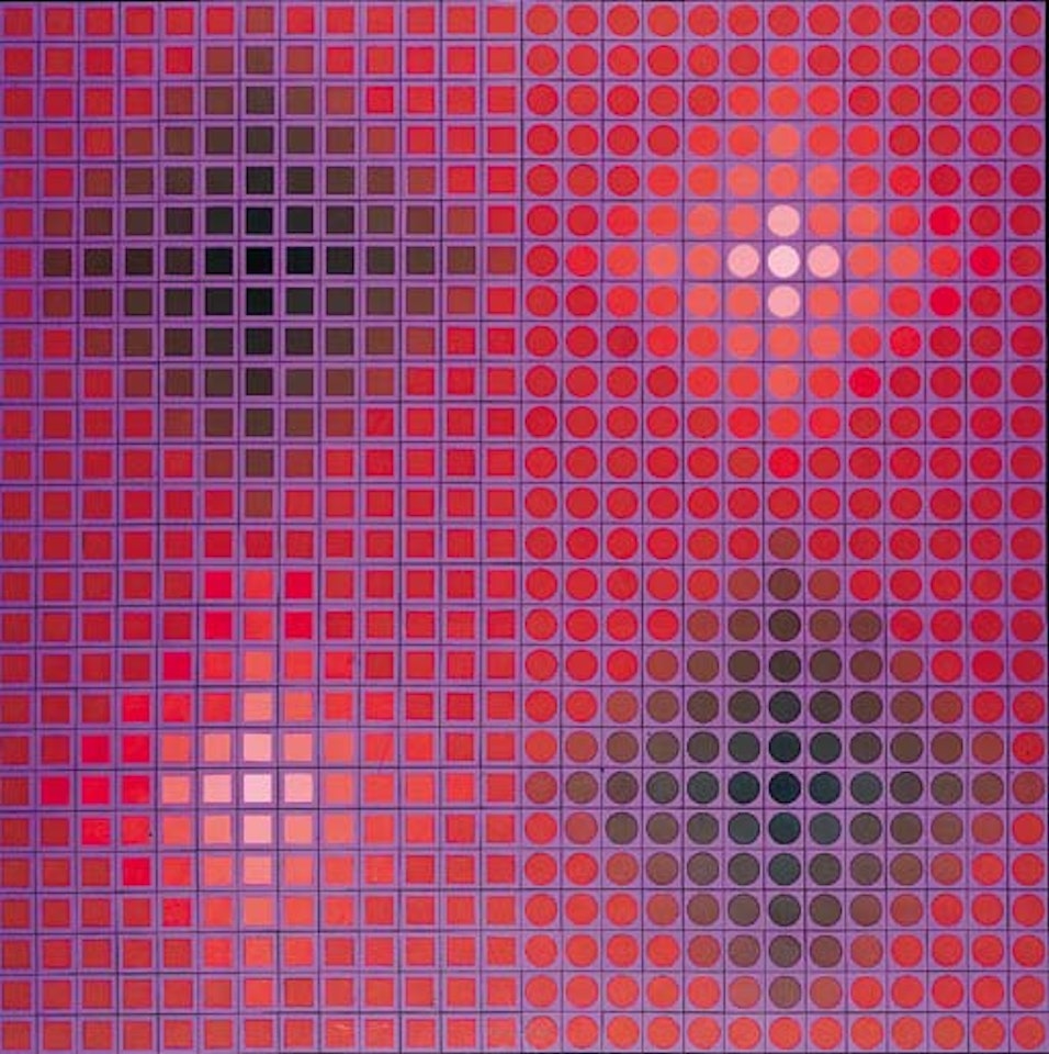 Pyross-c by Victor Vasarely