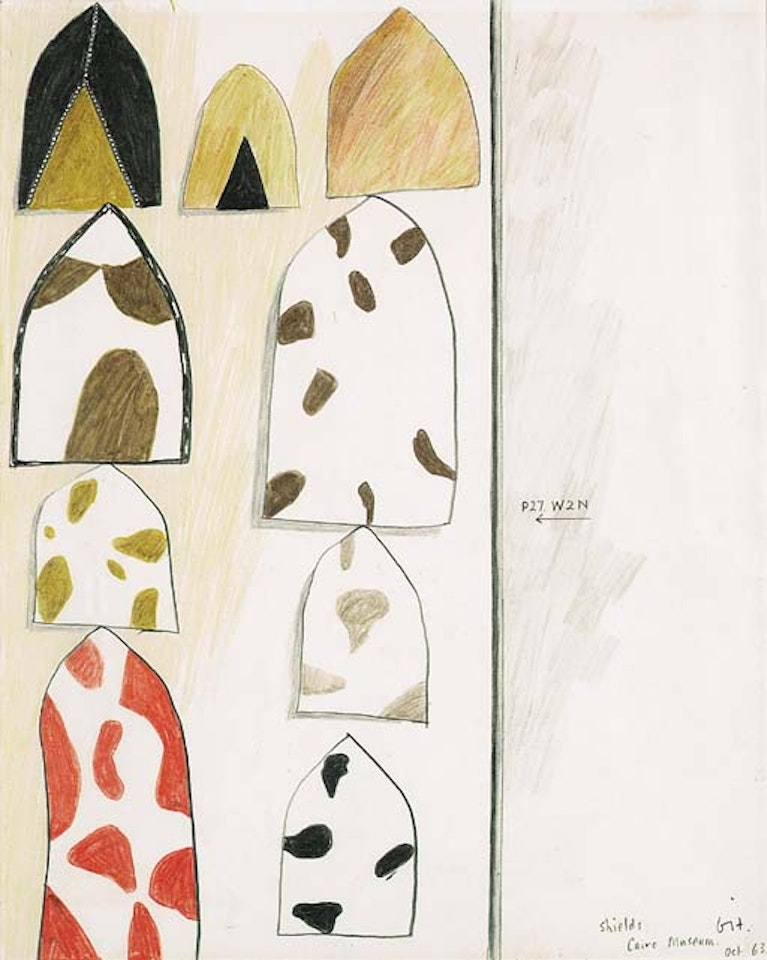 Shields - Cairo Museum by David Hockney