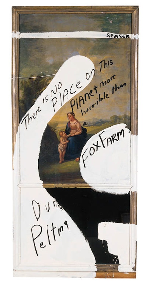 There is no place on this planet more horrible than a fox farm during pelting season by Julian Schnabel