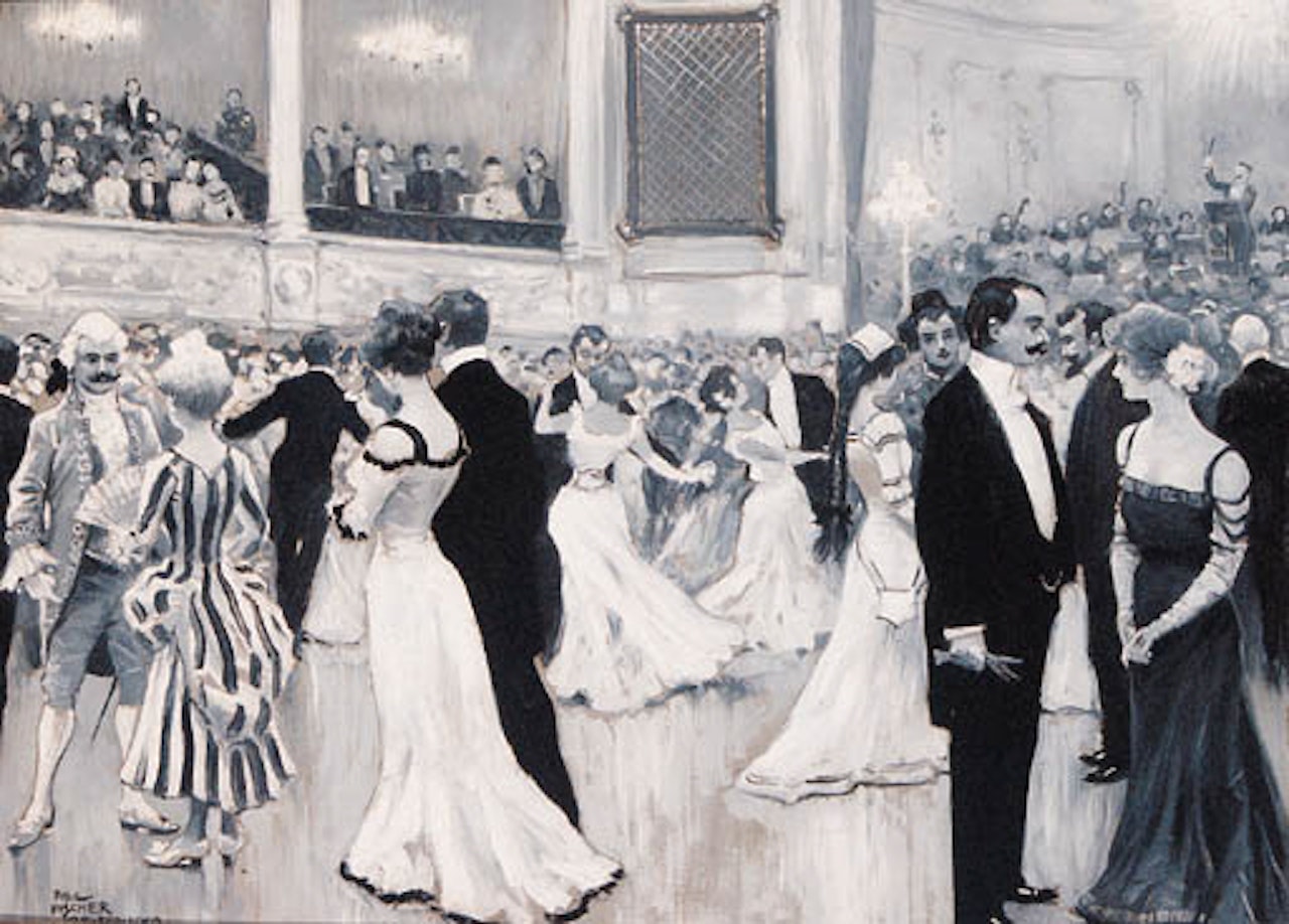 Princess Marie of Denmark's Charity ball by Paul Fischer