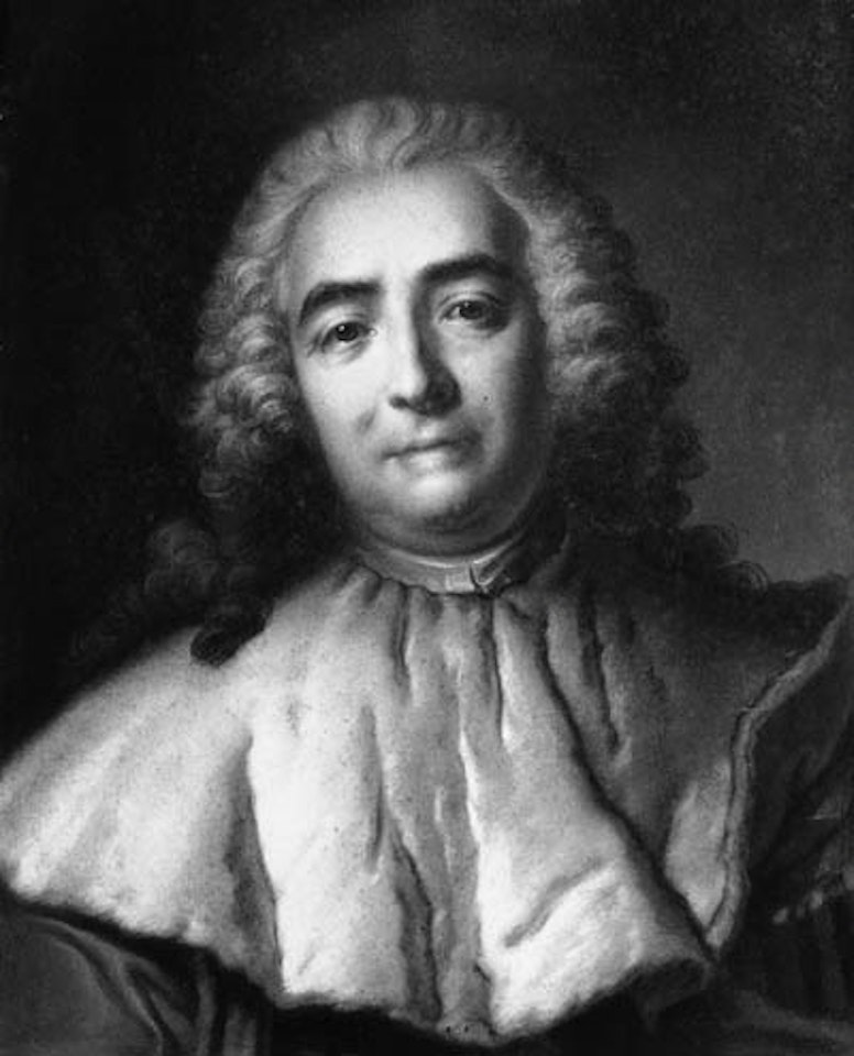 Portrait of member of Court of Justice in ceremonial coat by Maurice Quentin de la Tour