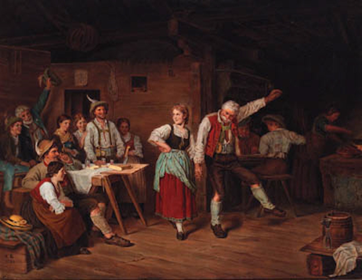 Merry dance by Franz von Defregger