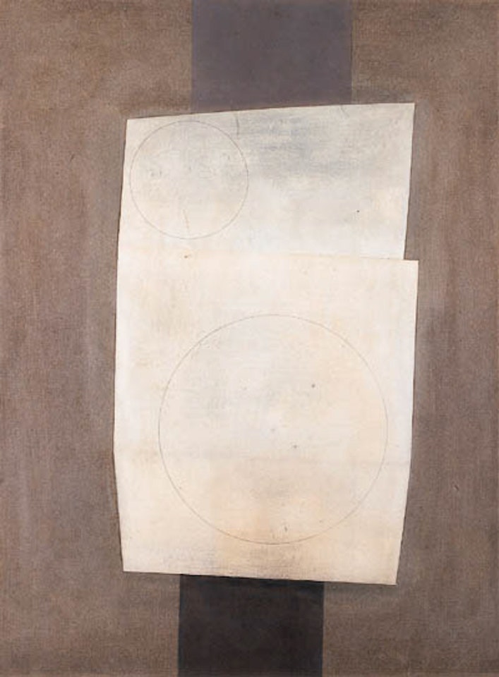 Wall in landscape by Ben Nicholson, O.M.