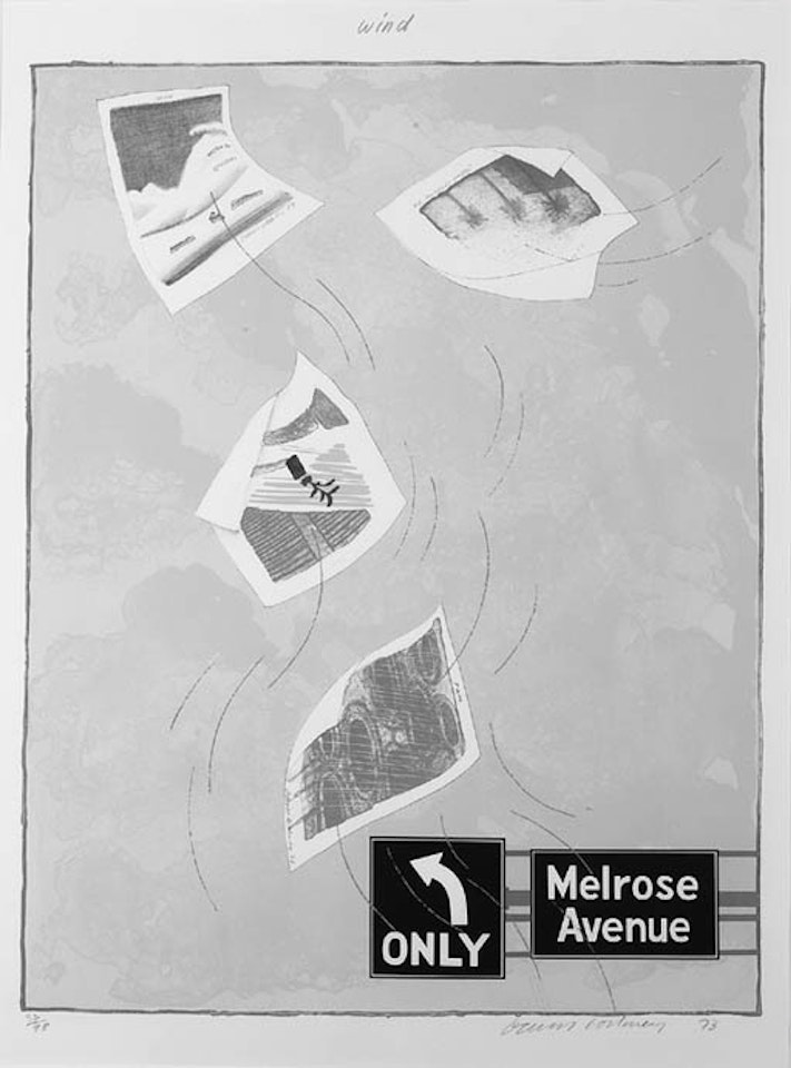 Wind, from The Weather Series by David Hockney