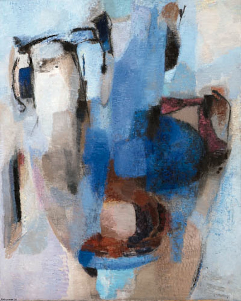 Basti in bleu by Giuseppe Santomaso