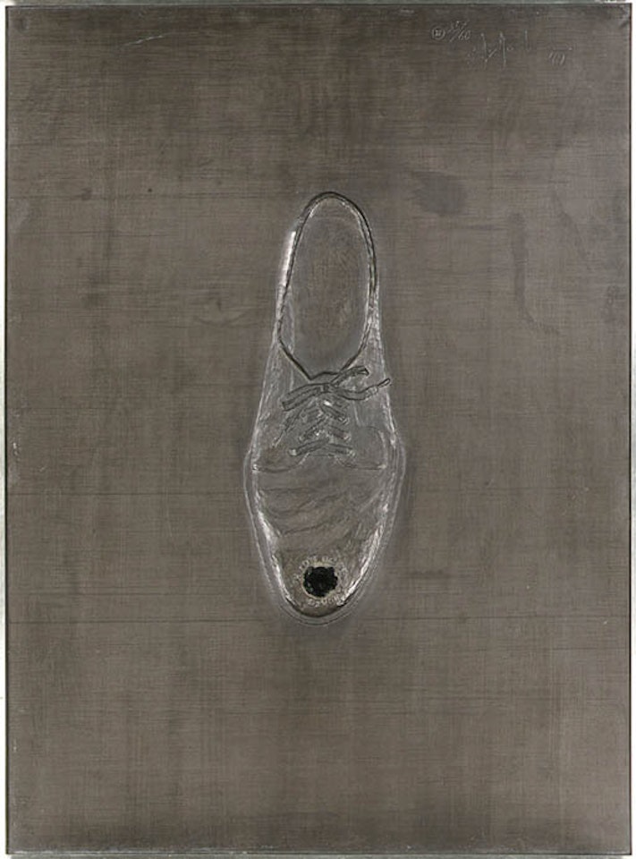 High School Days, from Lead Relief by Jasper Johns
