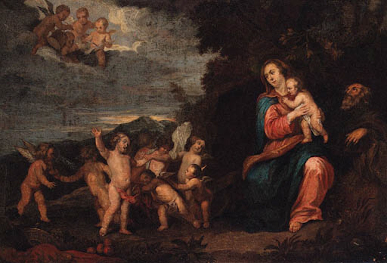 Rest on Flight into Egypt by Anthony van Dyck