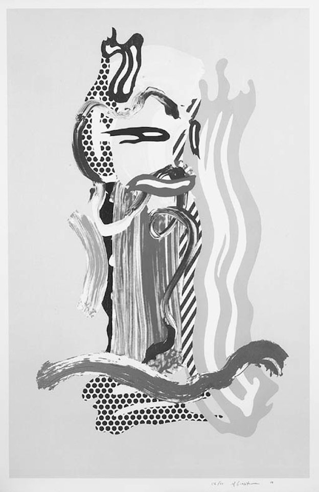 Portrait, from Brushstroke Figures Series by Roy Lichtenstein