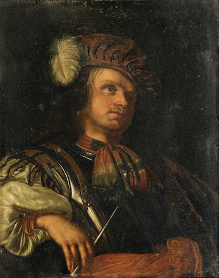 Portrait of Frans van Mieris. Portrait of his wife by Willem van Mieris