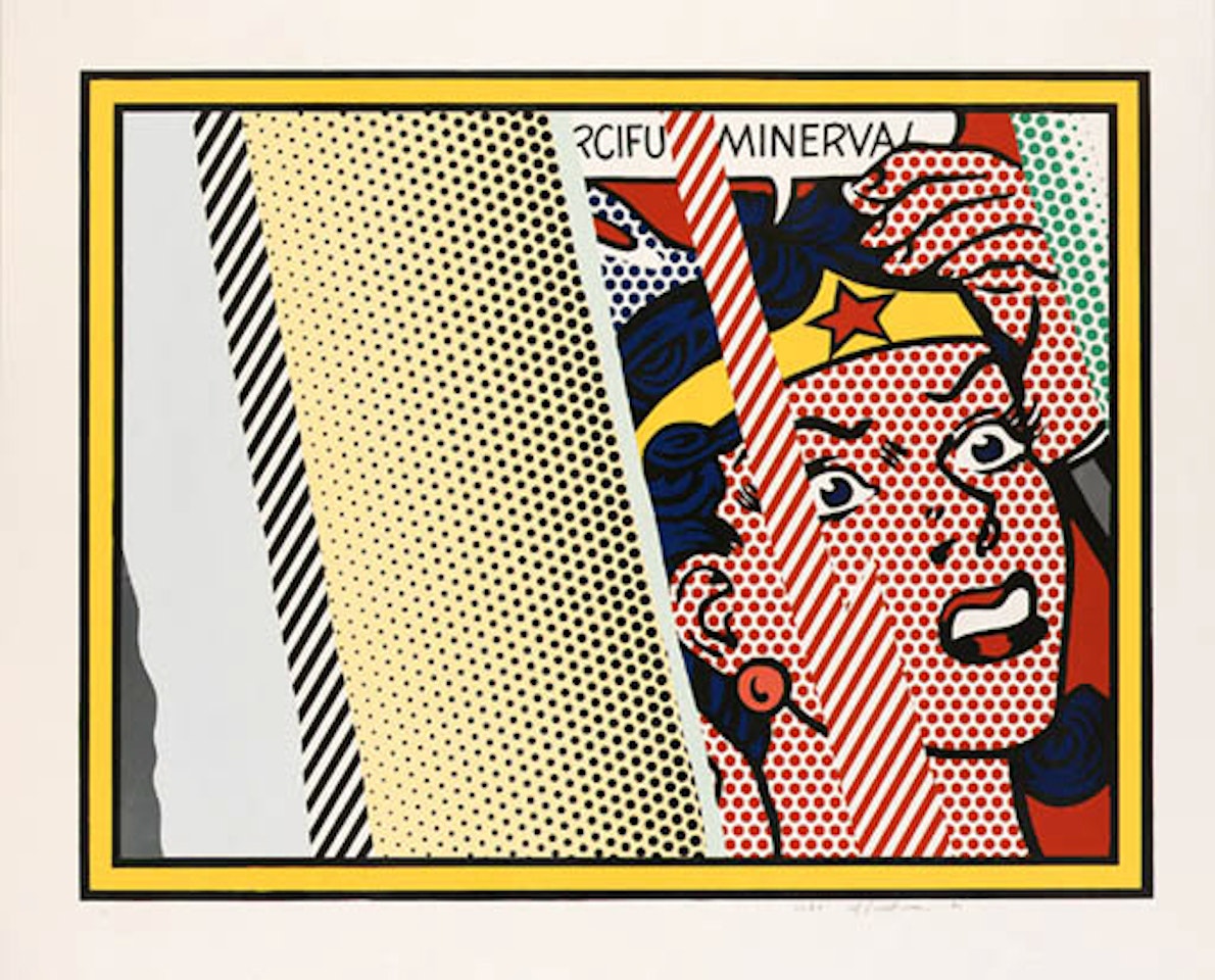 Reflections on Minerva, from Reflections Series by Roy Lichtenstein