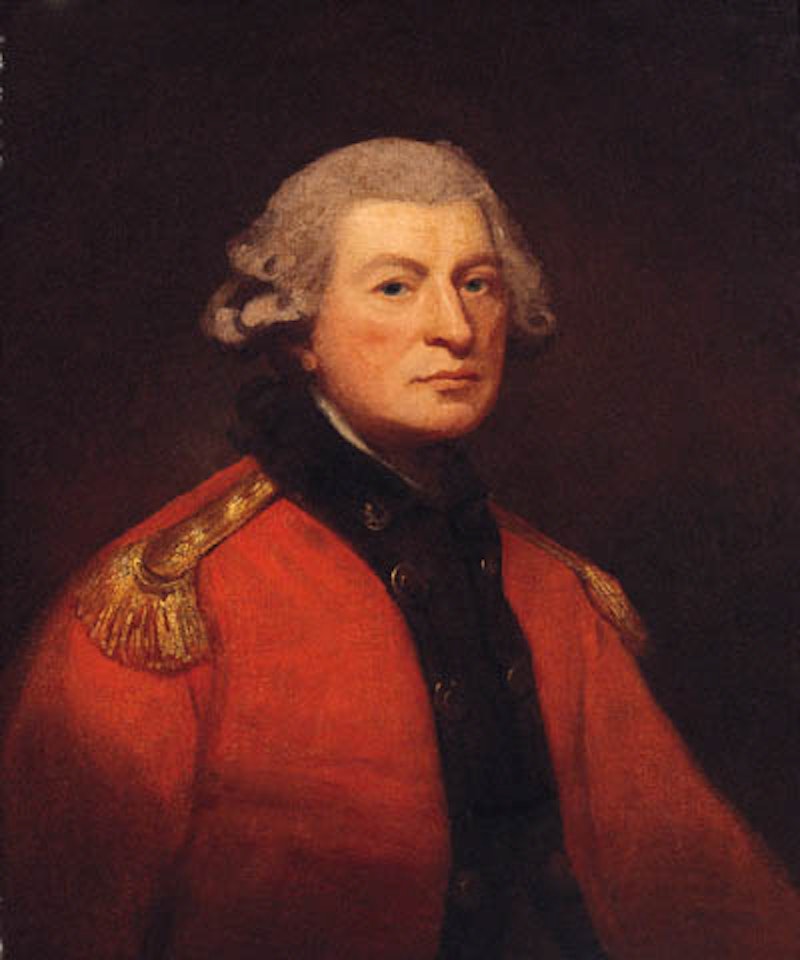 Portrait of Officer in uniform by Henry Raeburn