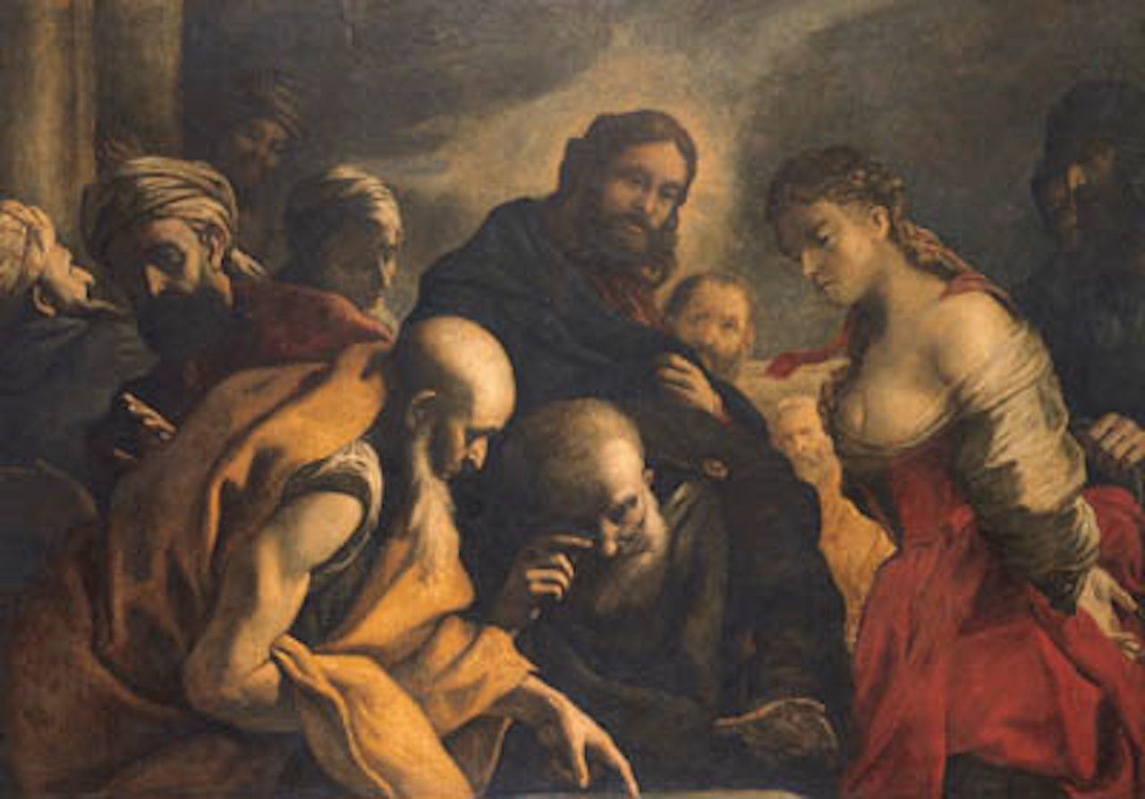 Christ and the Adulteress by Mattia Preti